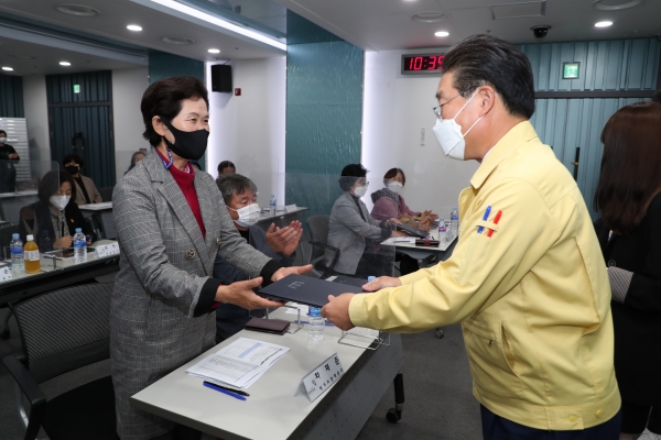 당진시 지속가능 먹거리 분과위원 위촉식 사진