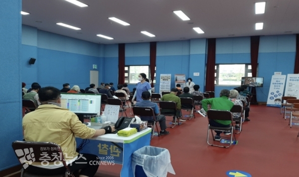 코로나 19 예방접종센터 (사진=단양군)