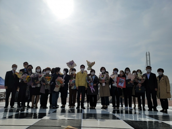 가정폭력·성폭력피해 상담소, ‘충남도지사상’ 수상 기념사진