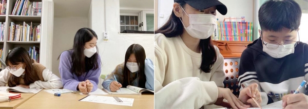 지난 9월부터 대전지역아동센터 학생들을 대상으로 ‘CNUH 대학생 서포터즈 학습멘토링’ 운영