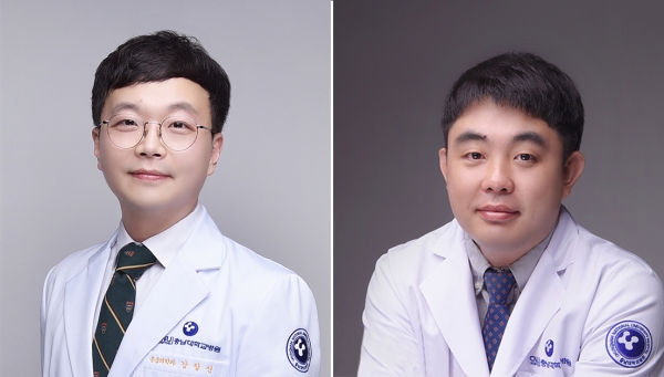 응급의학과 강창신 교수·송호걸 전공의 미국심장협회 젊은 연구자상 수상/ 사진 좌측부터 강창신 교수, 송호걸 전공의