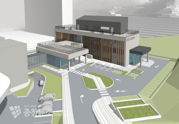 군 보건의료원 조감도