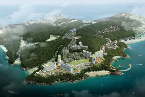 원산도 대명리조트 관광단지 조감도