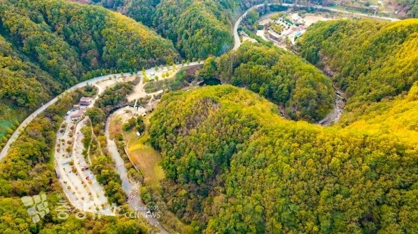 사업이 진행 중인 영춘면 의풍리와 김삿갓면 와석리 전경(사진=단양군)