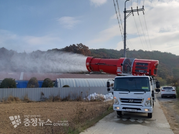 방역활동 모습(사진=제천시)