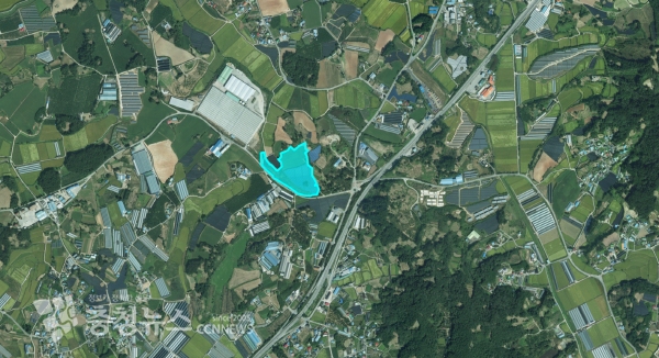 스마트농업 복합단지 위치도