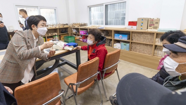 ​장동공방 공동작업장 신축공사 준공식 모습​