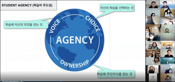 외국인학교 워크숍 진행 모습