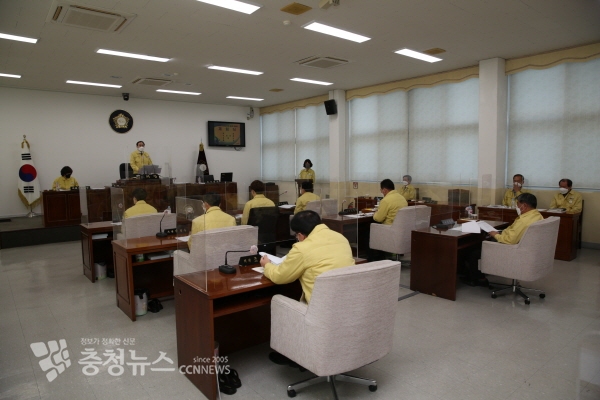 서천군의회 본회의 모습