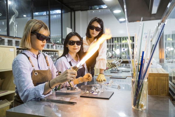 남서울대 유리공예 램프워킹