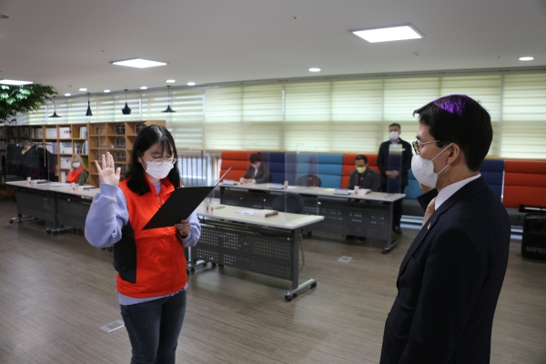 한국효문화진흥원, ‘대학생 효 서포터즈’ 창단식 모습