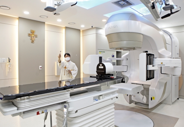 가톨릭대 대전성모병원 바이탈빔 축복식 모습