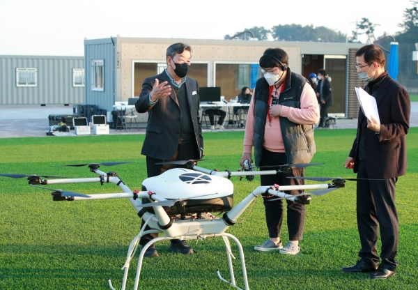8일 진행된 ‘태안군UV랜드’ 현장점검 모습