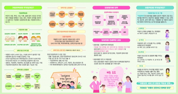 가정위탁부모 홍보 팸플릿