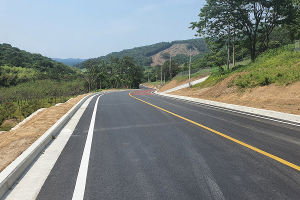 메지골선 농어촌도로 전경