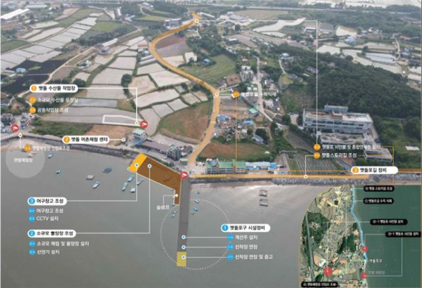 당진시 맷돌포구 어촌뉴딜300 사업 개요