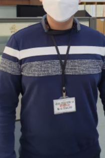 웨어러블 캠 착용 모습