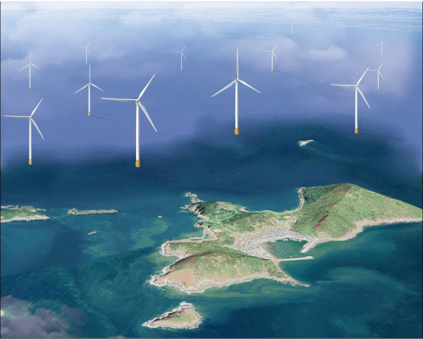 조감도(해상풍력단지)