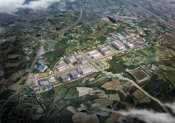 ㈜오스템 임플란트가 입주하는 천안테크노파크 산업단지 조감도