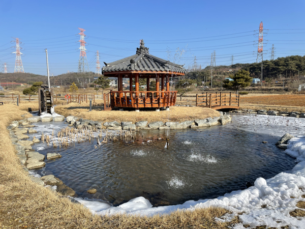 정미면 사관리 사락골마을 생태습지
