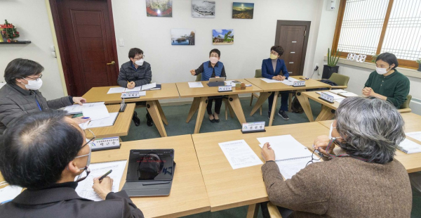 대덕구, 2022년 공정생태관광 발전 간담회 개최 모습