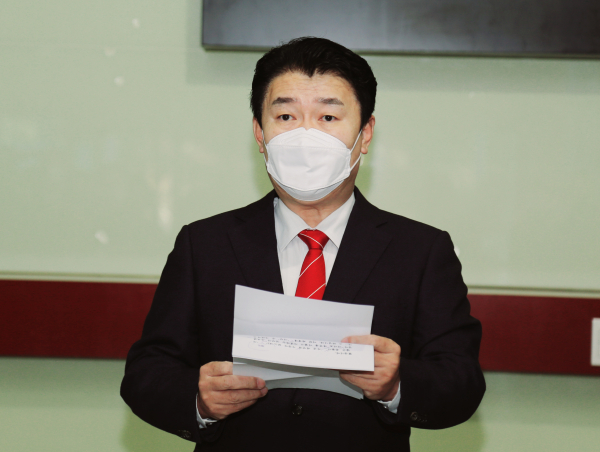 정용기 전 국회의원.