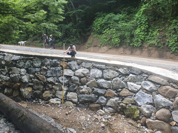 세천 정비 진행 장면