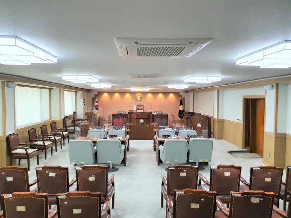 대덕구의회 본회의장