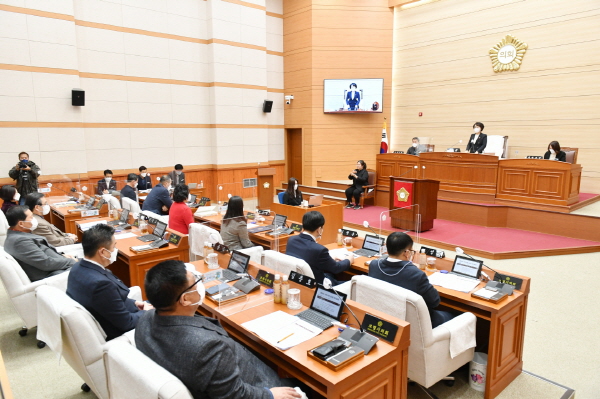 보령시의회 제242회 임시회 개회