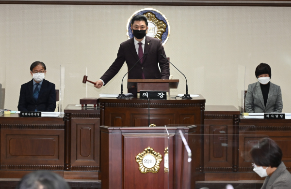 대전중구의회 지난 본회의 모습