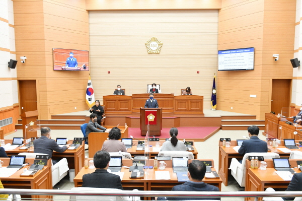 보령시의회 임시회 폐회