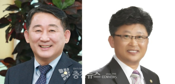 (왼쪽부터) 서철모 전 대전시 행정부시장, 최충규 전 대덕구의회 의장