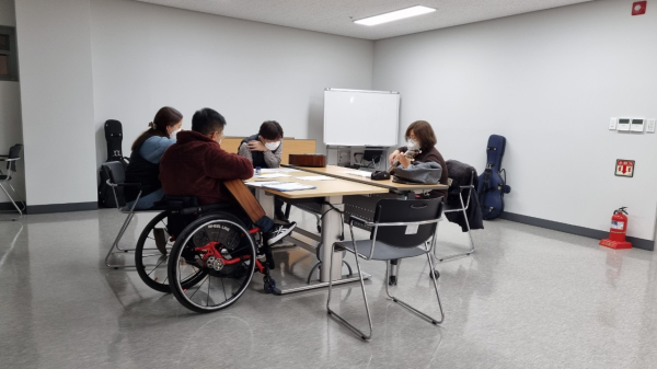 지난 2021년 배달강좌 현장_클래식 기타