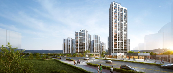 홍성 내포신도시 모아미래도 메가시티2차 투시도