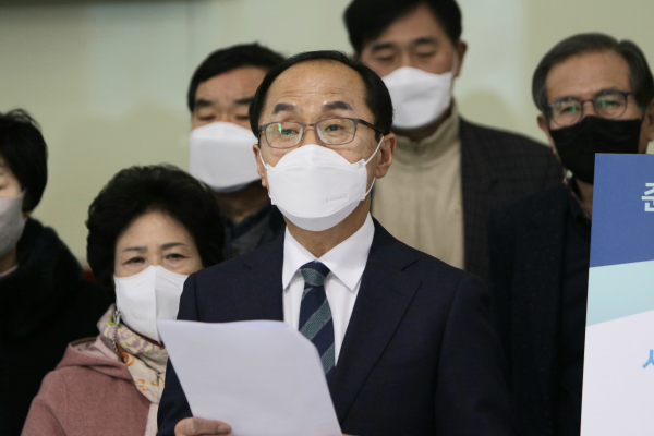 송석근 민주당 대전 서구갑 지역위원장 직무대행.