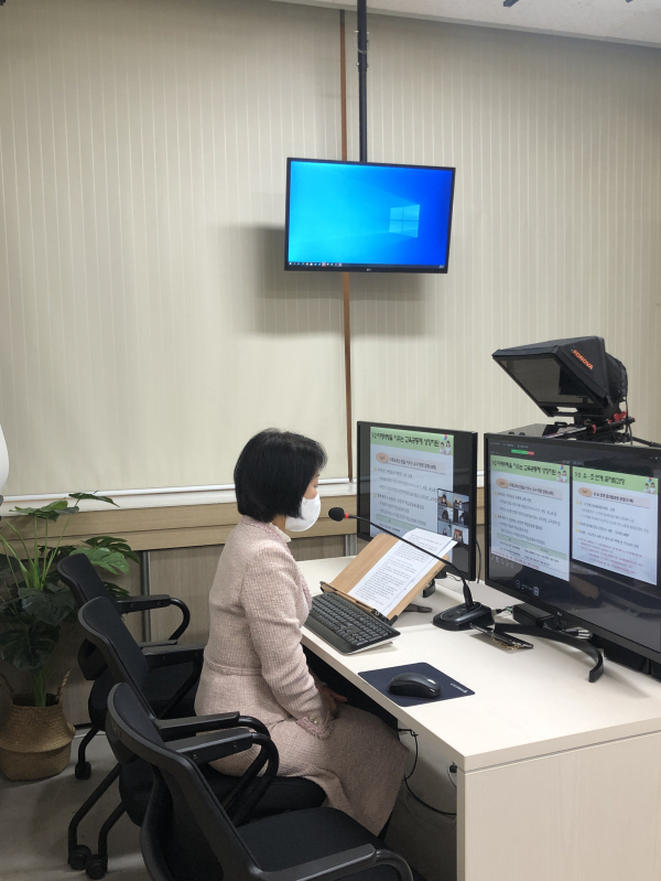 유아교육 설명회 개최 모습