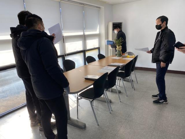 화재안전 관리실태 합동점검 실시 장면