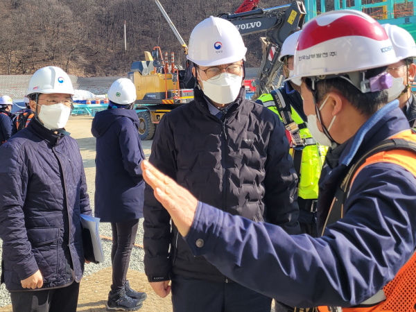 문성요 행복청 차장, 현장점검 모습