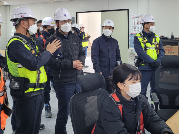 문성요 행복청 차장, 현장점검 모습