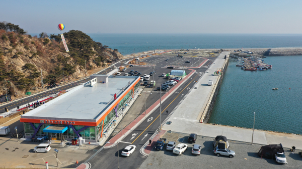 당진 장고항 수산물 유통센터 드론 사진