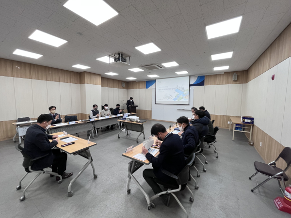 '디지털트윈 기반 지능형 하천관리체계 구축사업 착수보고회' 장면