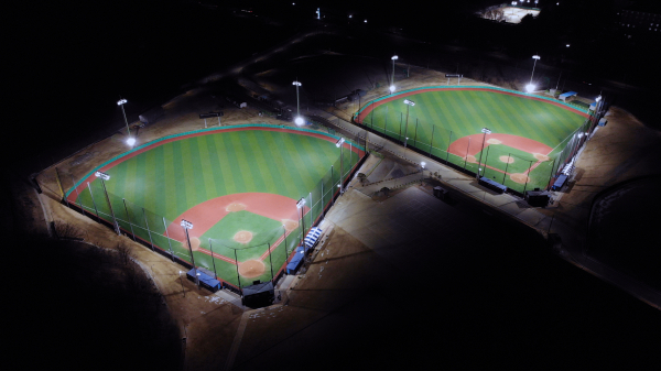 천안생활체육야구장 전경