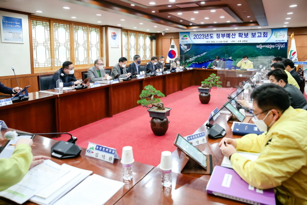 청양군 2023년도 정부예산 확보 보고회