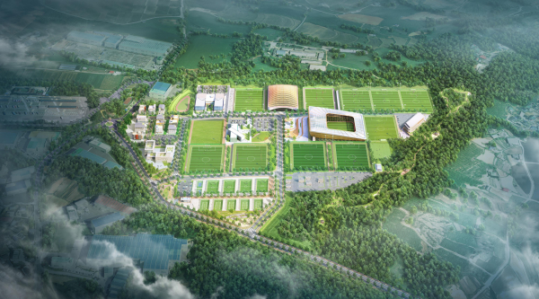 대한민국 축구종합센터 조감도