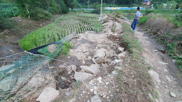 공공시설 재해복구 피해사진