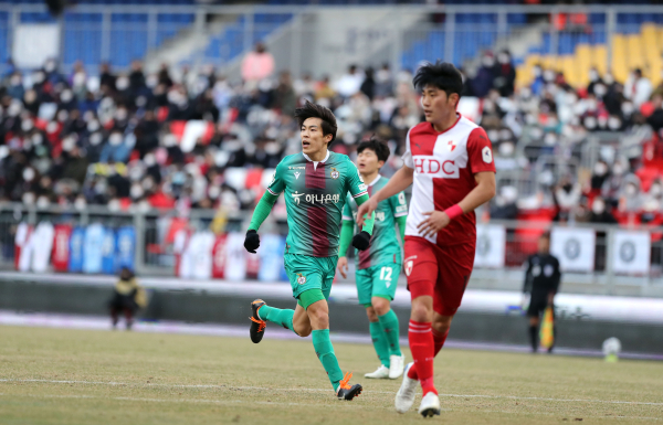 부산전 마사선수 모습