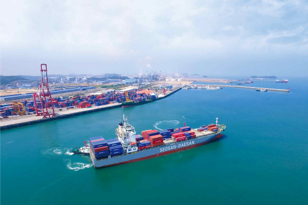 서산 대산항 전경