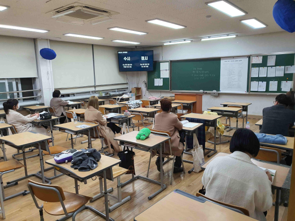 ‘2022 학교 교육과정 설명회’ 진행 장면