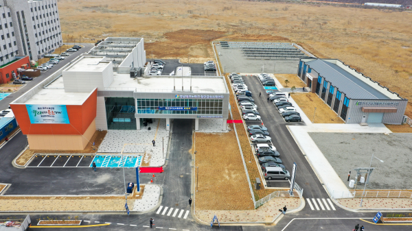 ​첨단금속소재센터 건물 드론샷​