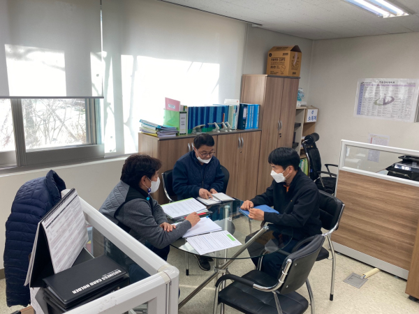 비화재보 저감 대책 간담회 진행 장면